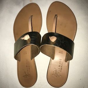 Joie à la plage gold sandals, 38.5, lightly worn